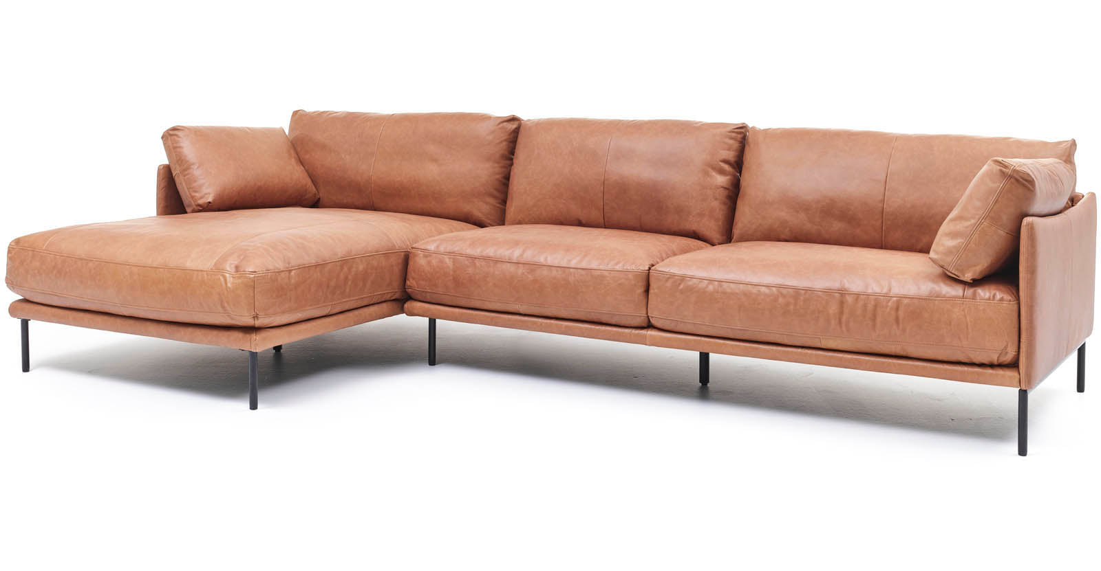 Hoeksalon Lucca | Leder