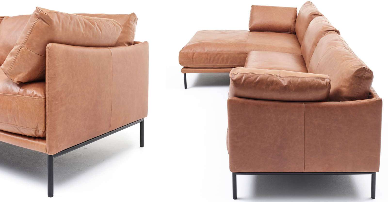 Hoeksalon Lucca | Leder