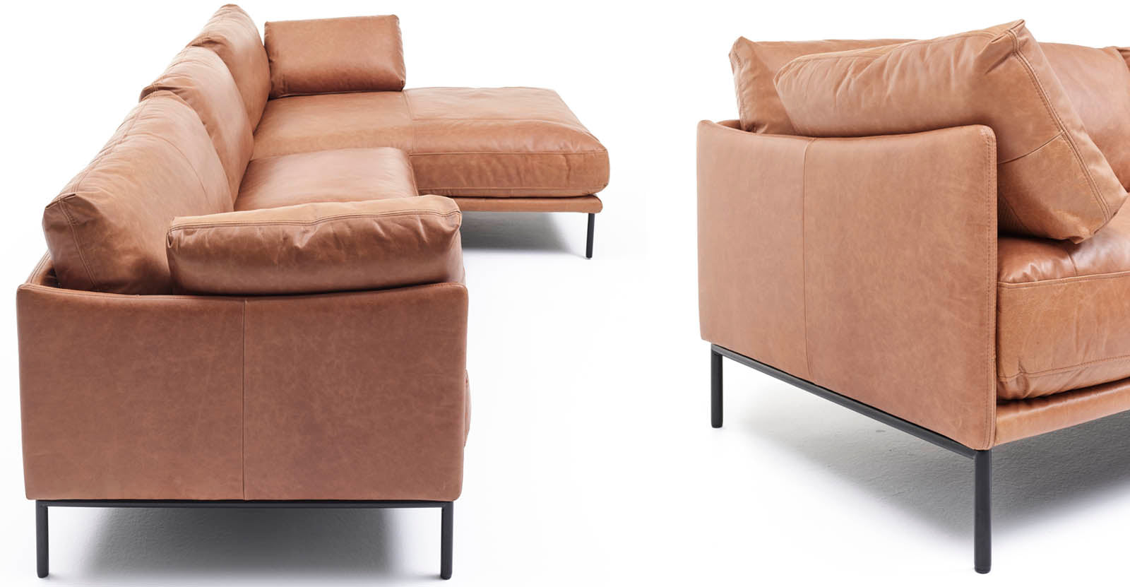 Hoeksalon Lucca | Leder
