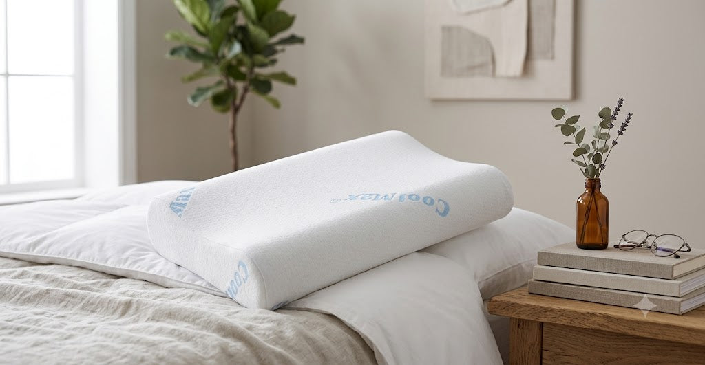 Traagschuim kussen ergonomisch | Swiss Relax