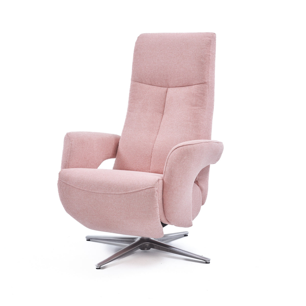 Fauteuil relax Palermo tissu – Rose