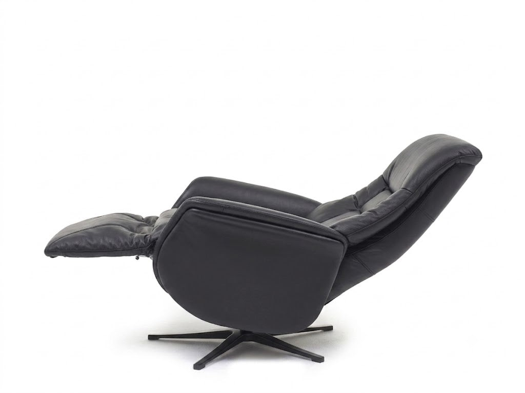 Napels relaxzetel zwart – volledig liggende positie | Swiss Relax